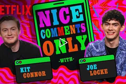 Heartstopper's Kit Connor and Joe Locke React to the Heartstopper Trailer Comments | Netflix