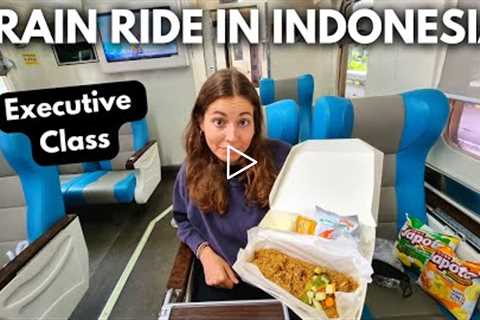 TRAIN TO YOGYAKARTA, INDONESIA (Executive Class): Food Review, Temple Tour + Unexpected Ending