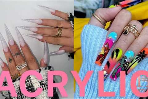 ✨272✨ 10+ Easy and Quick Acrylic Nail Art Designs Tutorial Ideas