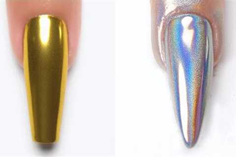 #606 15+ New Glitter Nail Art Tutorial ⛄️ Women Nail Polish Ideas | Nails Inspiration