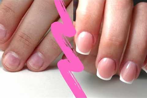 Incredible Nail Transformation | French Manicure | How to do a French tip Manicure