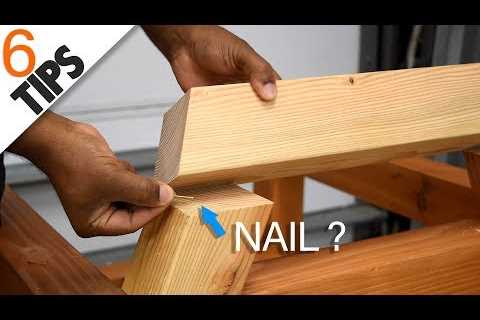 6 Woodworking tips & tricks for beginners