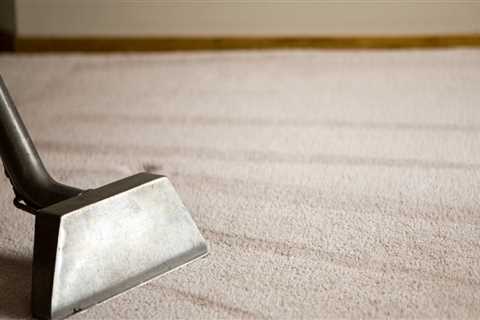 Does carpet cleaning make a difference?