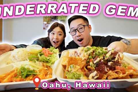 UNDERRATED HIDDEN SPOT! || [Oahu, Hawaii] Poke Nachos, Local Plates & More!