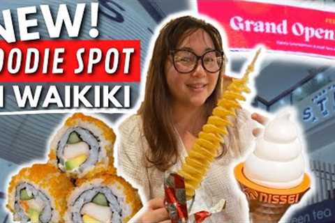 NEW Restaurants in Waikiki! | Stix Asia Japanese Food Hall