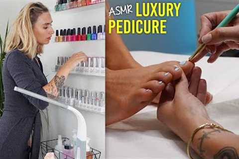 ASMR Luxury Pedicure Tutorial To Help You Relax & Float Away