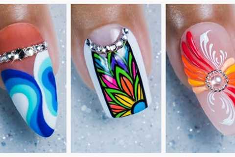 New Nail Art Ideas Tutorials 2023 | 5 Best Mix Color Nail Art Designs
