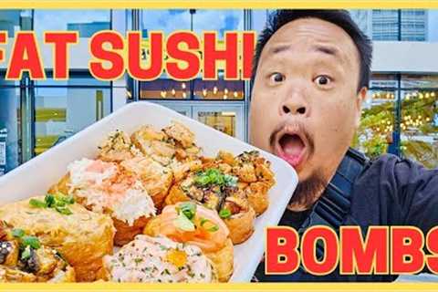 FAT Sushi Bombs next to Ala Moana Center!