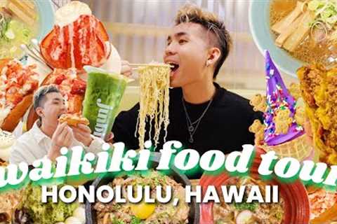 What to Eat in WAIKIKI HAWAII! (HONOLULU HAWAII FOOD TOUR) EP 3