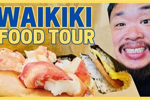 Waikiki Food Court Hidden in Plain Sight and Amazing Lobster Rolls Food Tour