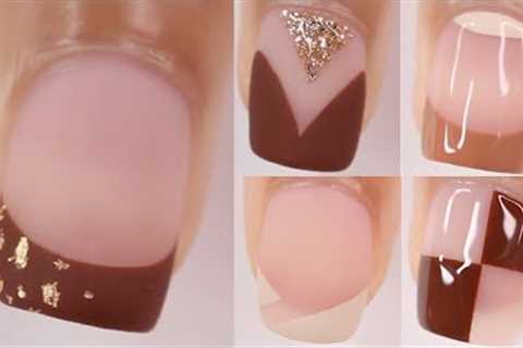 QUICK AND EASY NAIL IDEAS! fall nail art for beginners