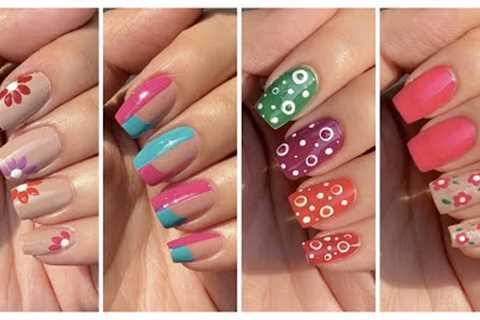 Easy new nail art designs ideas || Nail art designs for beginners at home