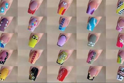 25+ Easy nail art designs compilation || Nail art for beginners