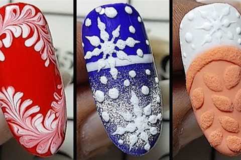 Nail art designs | Easy nail art compilation #nailart #naildesigns  #christmas