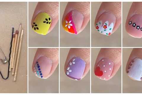 Top 10 Easy nail art designs for short nails || Trending nail art designs for beginners