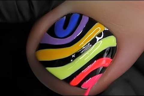Modern Spring Pedicure: The best ideas in nail art💅 | Best Nail Art