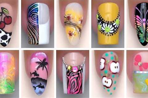 Creative Nails Art Compilation | New Nail Tutorial for Beginners | Nails Design | Nails Inspiration