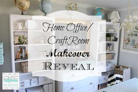 Home Office/Craft Room Makeover Reveal - adrienne elizabeth