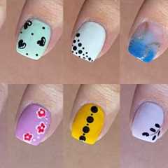 10 Easy nail art designs for beginners || How to make short nails look pretty