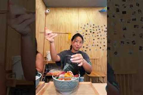 Authentic japanese sushi bowls in hawaii?! These are the best & under $40 🍣