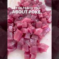 Poke is Hawaiian