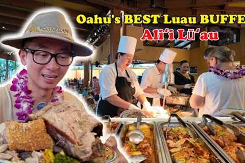 Oahu''s BEST All You Can Eat LUAU BUFFET at Polynesian Cultural Center? | Ali''i Luau Package 🌺🍍🥥