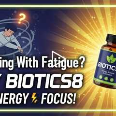 Struggling With Fatigue? Try Biotics8 Probiotics for Energy & Focus 🔥