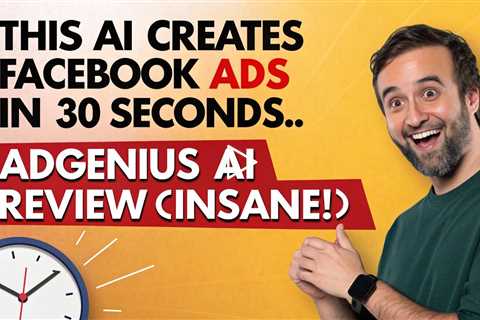 This AI Creates Facebook Ads in 30 Seconds… AdGenius AI Review (INSANE!)
