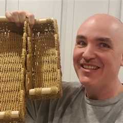 CANT FIND WHAT? SlopHaul Paper Rope Storage Basket with Wooden Handles Review Unboxing Demo Test